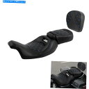 Seats ハーレーツーリングCVOストリートロードグライドに適したライダーの助手席バックレストフィット09- Rider Passenger Seat Bac...