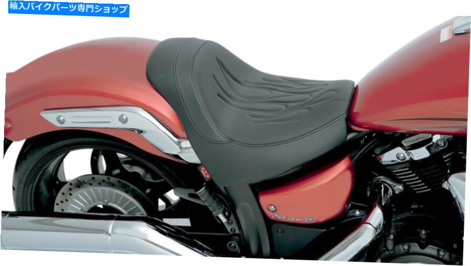 Seats Z1Rロープロファイルソロフレームシート-Yamaha 11-18 XVS1300 V-STAR Z1R Low Profile Solo Flame Seat - Yamaha 11-18 XVS1300 V-Star