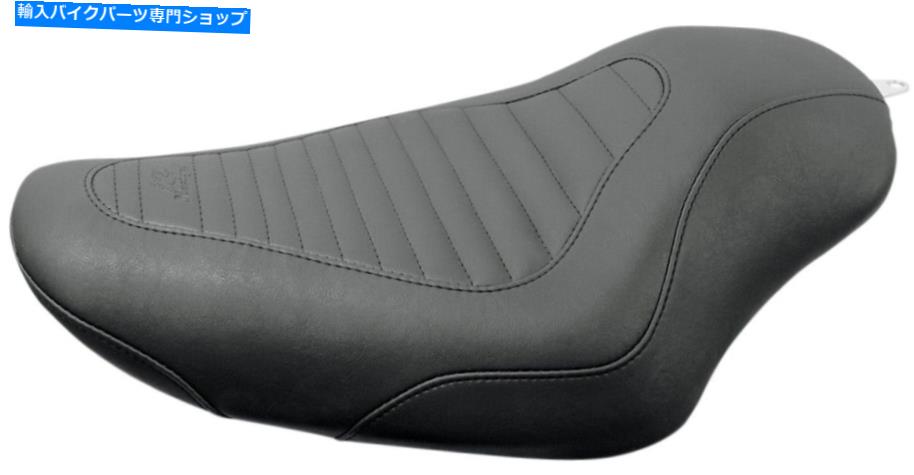 Seats トリッパーリブ付き合成革ソロシート-04-20ハーレーXL XR用ブラック76955 Tripper Ribbed Synthetic Leather Solo Seat - Black 76955 For 04-20 Harley XL XR