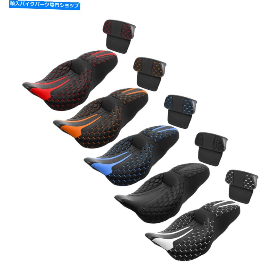 Seats ハーレーロードキングストリートグライド14-2022 17に適したドライバー助手席バックレスト Driver Passenger Seat Backrest Fit For Harley Road King Street Glide 14-2022 17