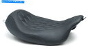 Seats マスタングワイドトリッパーブラックダイヤモンドステッチソロドライバーシート(76694) Mustang Wide Tripper Black Di...