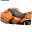 Seats ドラッグスペシャリティハーレーツーリング2008-2017モデルブラックのドラッグスムーズプレデターシート Drag Specialties Smo...
