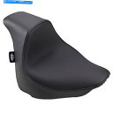 Seats ハーレーファットボブのためのソーラーリフレクティブエズオンマウントソロシート18-20 Drag Specialties Solar Reflective EZ-On Mount Solo Seat for Harley Fat Bob 18-20