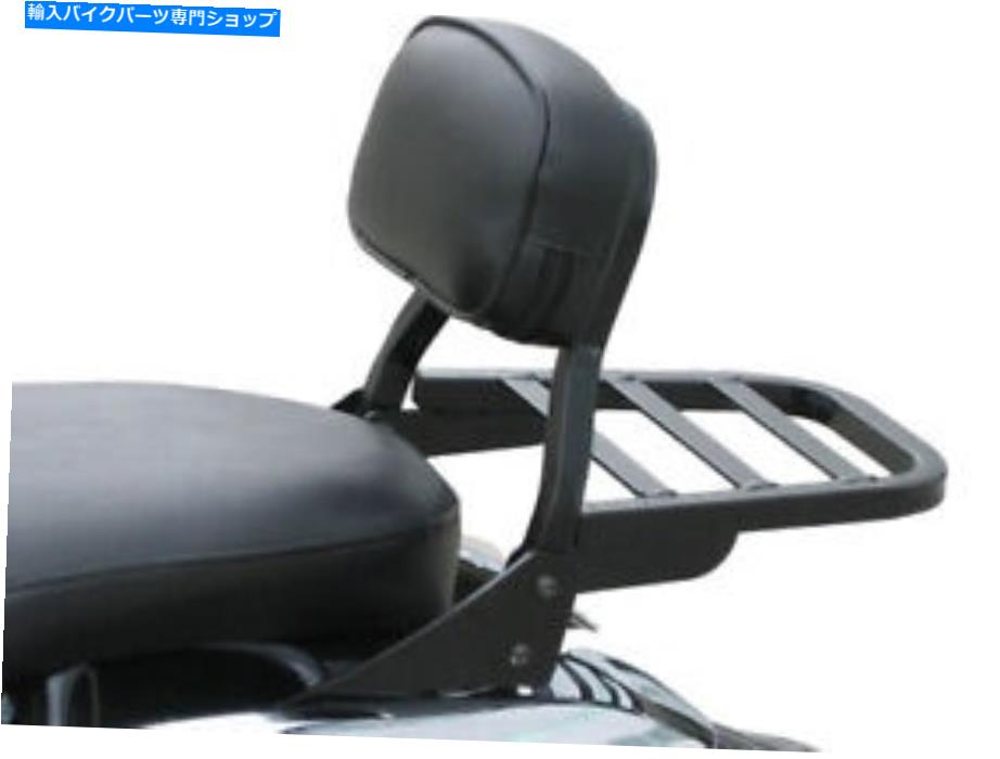 Seats Hyosung Eagle GV 650＆GV 650Iの荷物ラック付きバックレストスパーンローラック Backrest Spaan Lower Black With Luggage Rack for Hyosung Eagle GV 650 & GV 650i