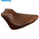 Seats マスタングワイドトリッパーソロシート - ダイヤモンド(茶色)76766 Mustang Wide Tripper Solo Seat - Diam...