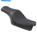 Seats ドラッグスペシャルズカバレロ2アップパフォーマンスシートダイヤモンドステッチ0804-0669 Drag Specialties Caballero...
