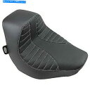 Seats ドラッグスペシャルズシルバースコーピオンステッチez-onマウントソロシートブレイクアウト用 Drag Specialties Silver Sco...
