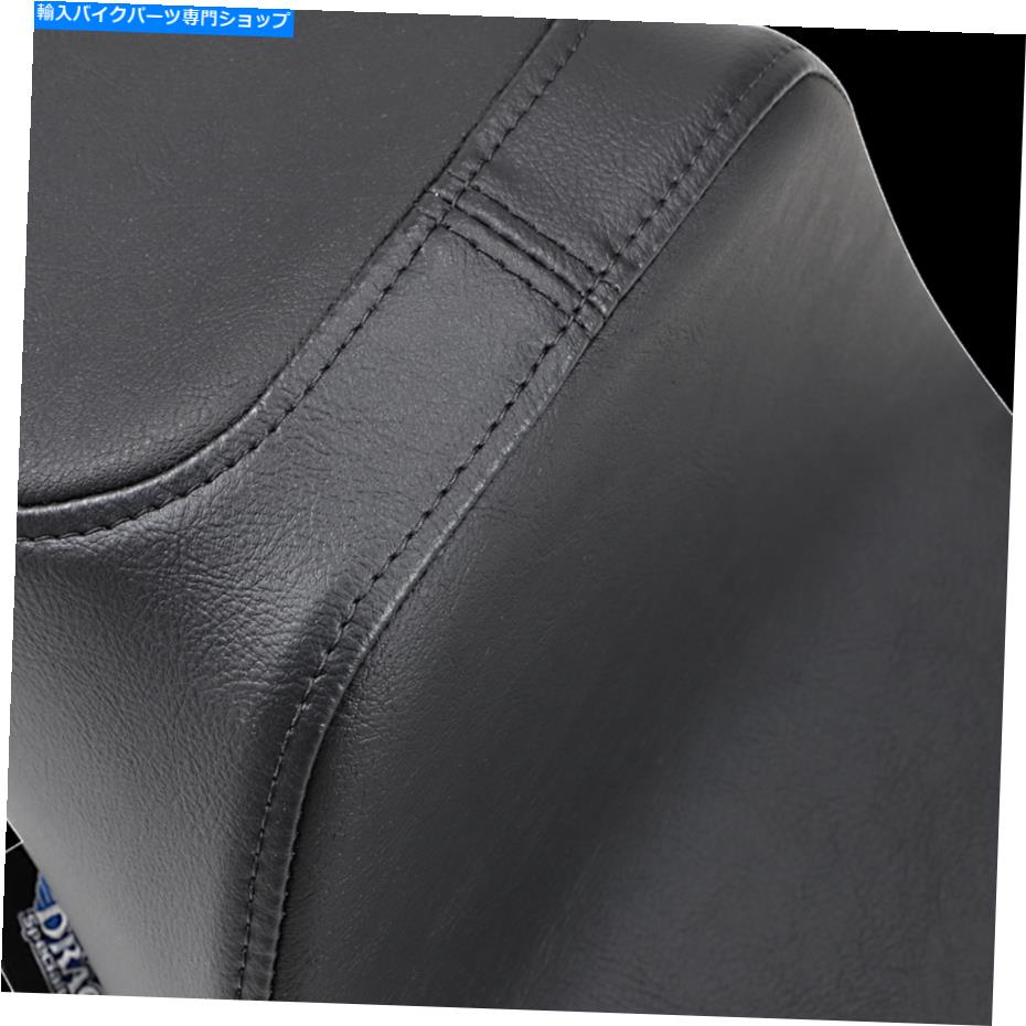 Seats DSブラックビニールスムースプレデターIII 2ハーレースポーツスターのためのシート1958-1971 DS Black Vinyl Smooth Predator III 2 Up Seat for Harley Sportster 1958-1971