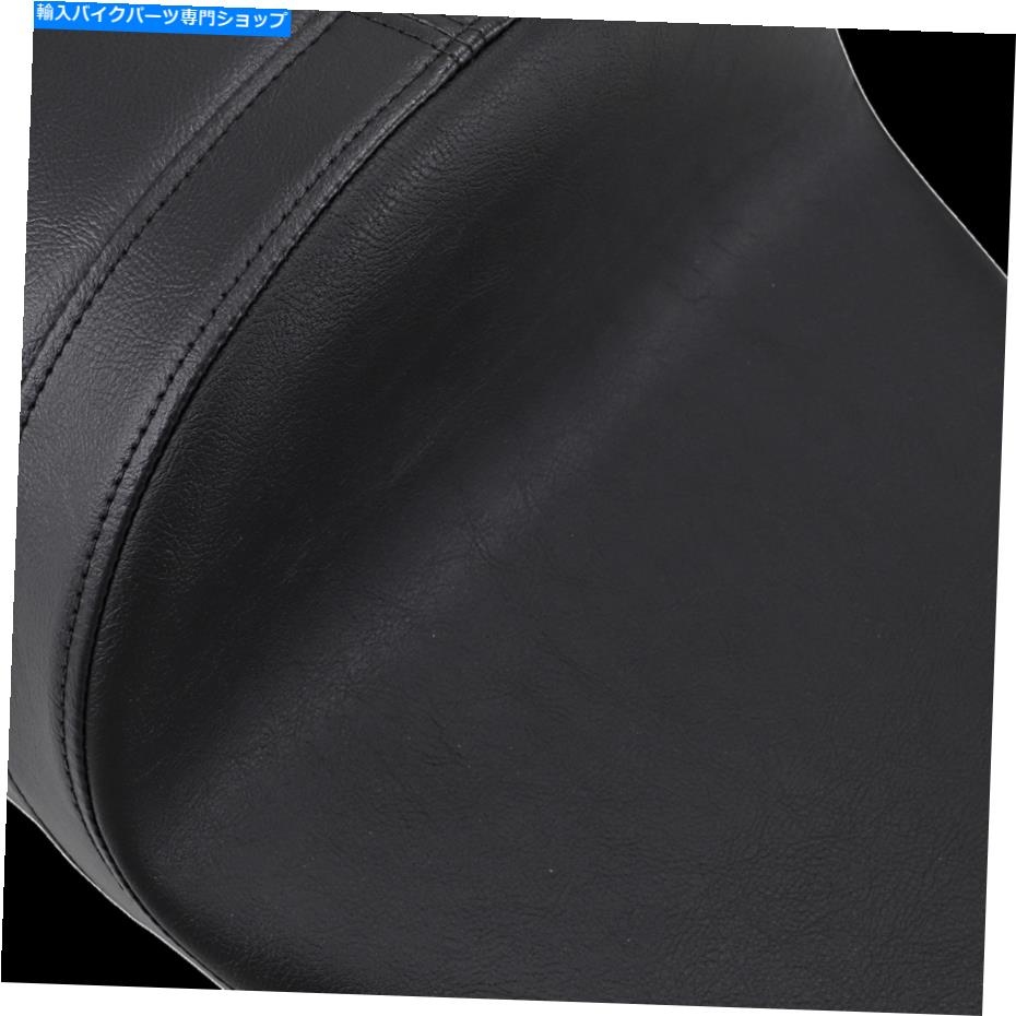 Seats DSブラックビニールフォワードハーレーダビッドソンエレクトラグライド2008-2020のための低ソロシート DS Black Vinyl Forward Low Solo Seat for Harley-Davidson Electra Glide 2008-2020