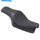 Seats ドラッグスペシャルズカバレロ2アップビニールシート-Diamond -XL(Black)0804-0669 Drag Specialties Cab...