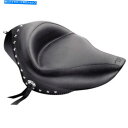Seats マスタングワイドツアースタッズソロシート-76151 Mustang Wide Touring Studded Solo Seat - 76151