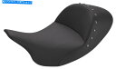 Seats サドルマン反逆者ラリアットローブラックスタッズライダーシートハーレーFLH/T 08-20 Saddlemen Renegade Lariat Low Black Studded Rider Seat Harley FLH/T 08-20
