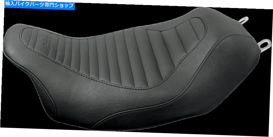 Seats マスタングトリッパータックアンドロールソロシートハーレーFLHT FLHR FLTR 08-20 Mustang Tripper Tuck and Roll Solo Seat HARLEY FLHT FLHR FLTR 08-20
