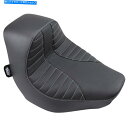 Seats ドラッグスペシャリズEZ -SOLOシート-Scorpionステッチ-Vinyl(黒/銀)0802-1273 Drag Specialties EZ...