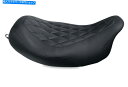 Seats Mustang 76694 Harley-Davidson FLHT/FLTR/FLHX/FLHR 08-17ワイドトリッパーソロシート Musta...