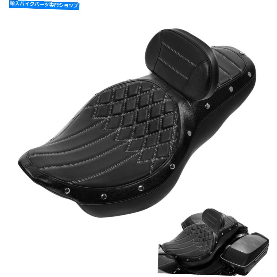 Seats ドライバー助手席ライダーバックレストハーレーツーリングロードグライド2009-2022に適しています Driver Passenger Seat Rider Backrest Fit For Harley Touring Road Glide 2009-2022