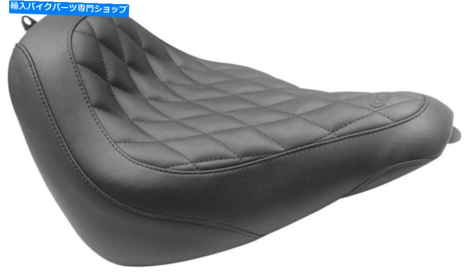 Seats ハーレーストリートボブFXBB 107 2018-2021 83035のマスタングシートダイヤモンドステッチ Mustang Seat Diamond Stitch For Harley Street Bob FXBB 107 2018-2021 83035