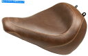 Seats トリッパーブラウンソロシートワイド&ローマスタング83020のためのハーレーFLFBファットボーイ Tripper Brown Solo Seat ...