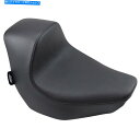 Seats ドラッグスペシャリティEZ -SOLOシート - 滑らか-Vinyl -FXBR/s(黒)0802-1270 Drag Specialties EZ...