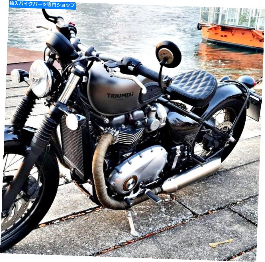 Seats Triumph Bobber（Real Leather）Seat（Real Leather）は取り付けスピンドルを除外します TRIUMPH BOBBER (Real Leather)SEAT (Real Leather) exclude mounting spindle