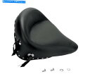 Seats Mustang 75094ビンテージワイドソロシート-Chrome Studded Mustang 75094 Vintage Wide Solo ...