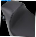 Seats DSブラックレザービニールスムースEZ HD Softail 2018-2021用マウントソロシート DS Black Leather Vinyl ...