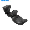 Seats ライダーの助手席バックレストハーレーロードグライド14-22ブラックにフィットするチョップパッド Rider Passenger Seat Backrest Chopped Pad Fit For Harley Road Glide 14-22 Black