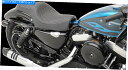 Seats ドラッグスペシャルズカバレロ2アップシートダイヤモンドステッチハーレーXL 883 1200 05-19 Drag Specialties Caba...