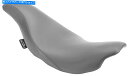 Seats 08-20ハーレーツーリングのためのショートホップ2アップシートロー&バックダニーグレイ21-400 Shorthop 2-Up Seat Low&...