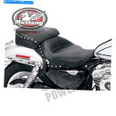 Seats マスタングワイドツアースタッズソロシート-76153 Mustang Wide Touring Studded Solo Seat - 76153