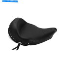 Seats マスタング75362 75362ブラックスタッズワイドツーリングソロシート付きソロシート14-16インディ Mustang 75362 75362 ...