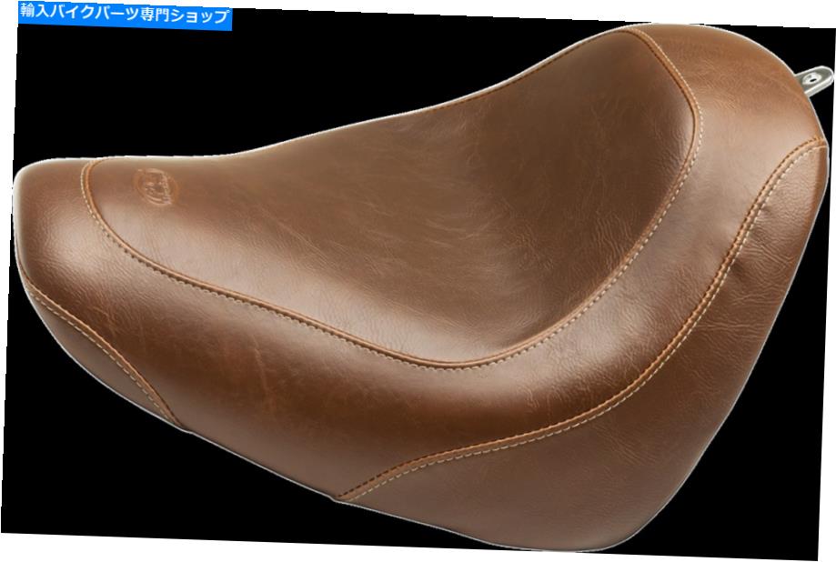 Seats 18-21ハーレーソフトアイルファットボブ114 FXFBSマスタングワイドトリッパーシートブラウン83011 18-21 for Harley Softail Fat Bob 114 FXFBS MUSTANG Wide Tripper Seat Brown 83011