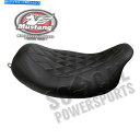Seats ワイドトリッパーソロシートフロント幅14インチダイヤモンドステッチFlhrse CVO Road King 2010 Wide Tripper So...