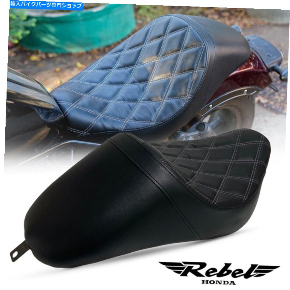 Seats ブラックサドルレーサーシングルパッドシートクッションフィットホンダ反乱cmx 1100 2021-22 BLACK SADDLE RACER SINGLE PAD SEAT CUSHION FIT HONDA REBEL CMX 1100 2021-22