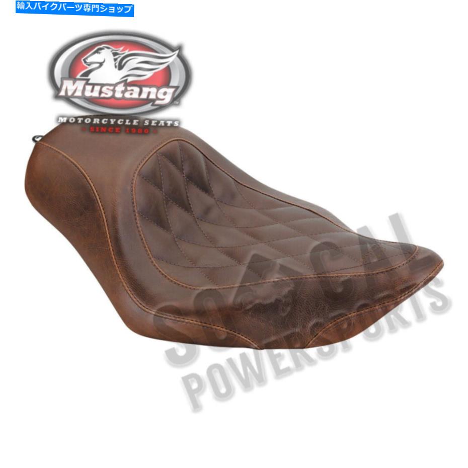 Seats 磻ɥȥåѡ֥饦󥷡FR-12XL1200Tѡĥ2014-2017 Wide Tripper Brown Seat Fr Width-12in Diamond XL1200T Super Low Tour 2014-2017