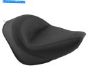 Seats 06-17ハーレーソフトアイル用のプレーンビニールソロシートマスタング76244 Plain Vinyl Solo Seat Mustang 762...