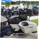 Seats ハーレーCVOロードグライドFLTRXSE 09-22に適合するバックレスト付きライダーの助手席 Rider Passenger Seat with...