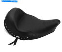 Seats マスタングは、ワイドツーリングソロシート-75362をスタッズしました Mustang Studded Wide Touring Solo Seat...