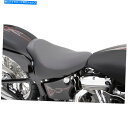 Seats ドラッグスペシャルティーズソーラーリフレックレザーソロシート2000-05ハーレーFXST 2000-17 FLST Drag Specialties Solar Reflec Leather Solo Seat 2000-05 Harley FXST 2000-17 FLST