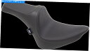 Seats ドラッグスペシャリティプレデターIIIシートブラックスムーズ0802-1365 Drag Specialties Predator III Seat...