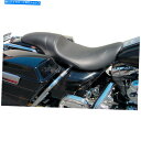 Seats ダニーグレイショートホップ2アップXLスムーズロープロファイルシートハーレーロードキング97-07 Danny Gray Short Hop 2-U...