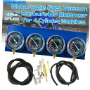 Carburetor 4シリンダーモーターサイクル燃料真空キャブレターシンクロナイザーメーター炭水化物ゲージキット 4 Cylinder Motorcycle ...