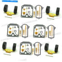 Carburetor 4x Deluxe Carb Rebuild Kit Jet Gasket KZ900 KZ 900 900B LTD CARB FLOA...