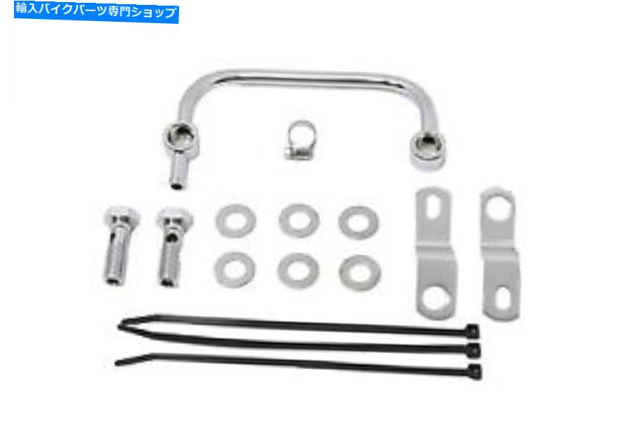 Carburetor キャブレターブリーザーマニホールドキットクロムはハーレーダビッドソンに適合します Carburetor Breather Manifold Kit Chrome fits Harley-Davidson