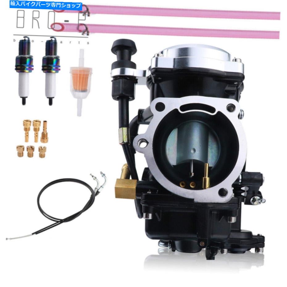 Carburetor CV40 27490-04 Harley-Davidson Sportster 883＆43inスロットルケーブルのキャブレター Carburetor For CV40 27490-04 Harley-Davidson Sportster 883 & 43in Throttle Cable