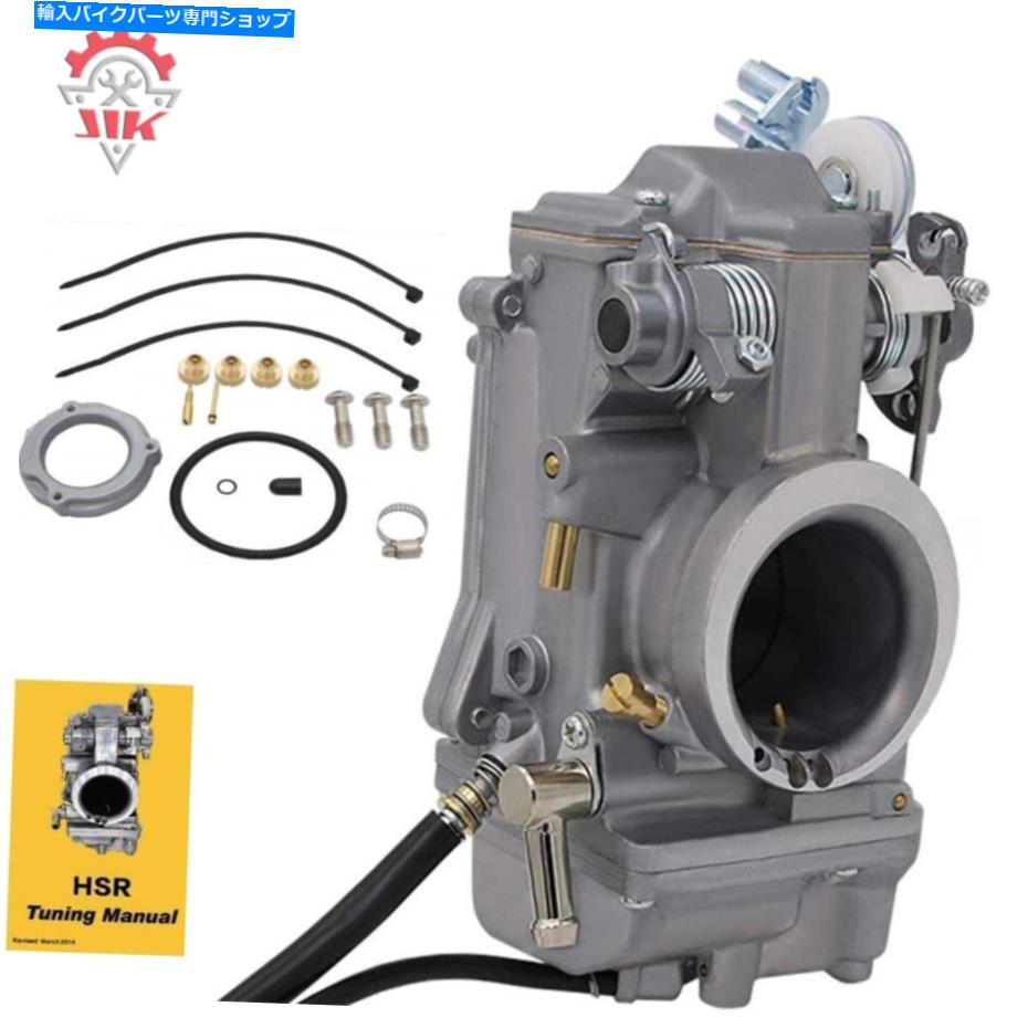 Carburetor ハーレーデビッドソンHSR42 TM42-6 EVO EVOLUTION TWIN CAMの42mmキャブレター 42MM CARBURETOR FOR HARLEY DAVIDSON HSR42 TM42-6 EVO EVOLUTION TWIN CAM