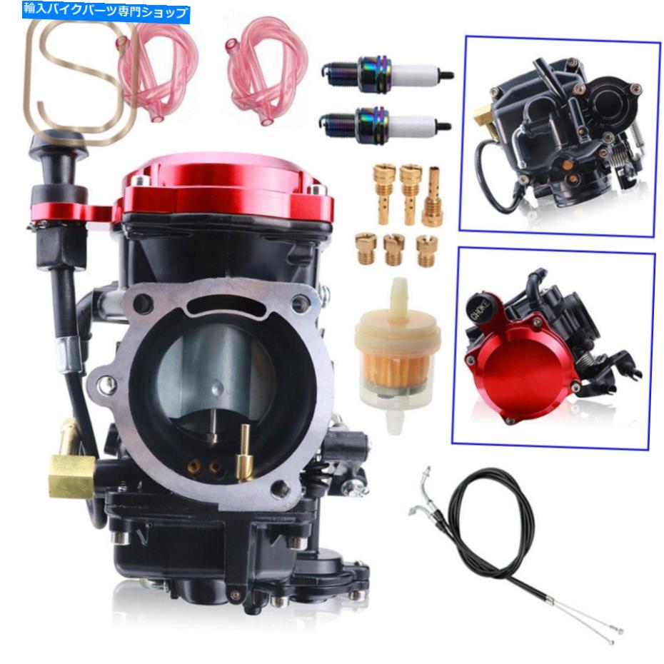 Carburetor 新しいキャブレター+51 ''スロットルケーブルフィットCV40ハーレーダビッドソンツーリング1988-2016 New Carburetor +51'' Throttle Cable Fits CV40 Harley-Davidson Touring 1988-2016