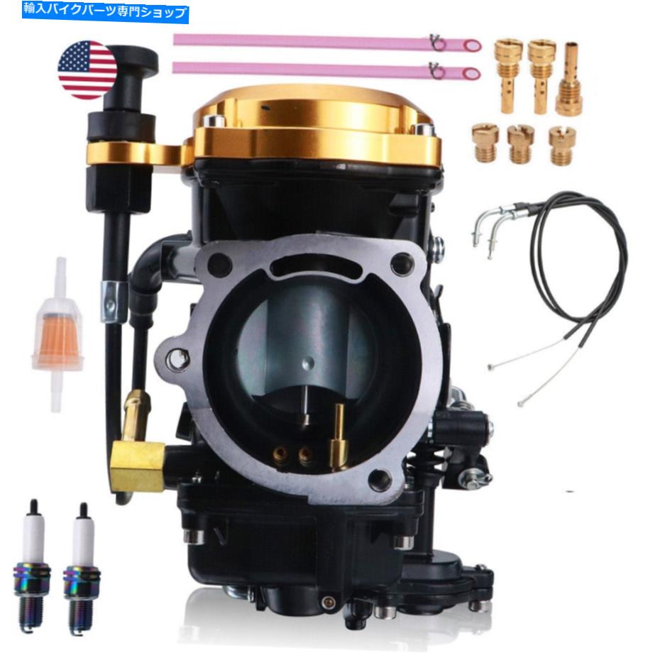 Carburetor 35 ''ハーレーダビッドソンのスロットルケーブルとキャブレターCV40スポーツスター883 1200 35'' Throttle Cable & Carburetor For Harley-Davidson CV40 Sportster 883 1200