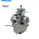 Carburetor オートバイミクニ44mm丸いスライドキャブレターVM44-3ダートバイクATV用炭水化物 Motorcycle Mikuni 44mm R...