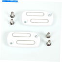 Brake Master Cylinders プジョースクーター50スクーター用のペアリッドマスターシリンダーALUホワイトTNT Pair Lid Maste...